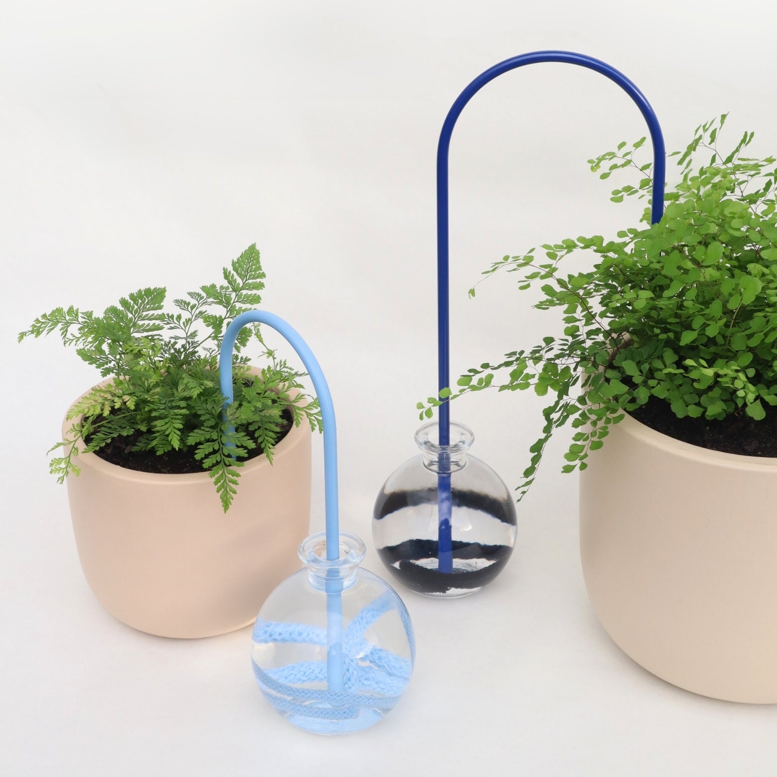 self-watering system for indoor plants